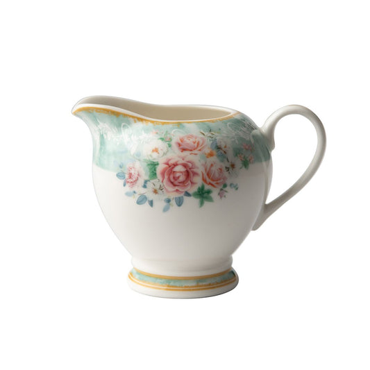 Jenna Clifford Green Floral Creamer