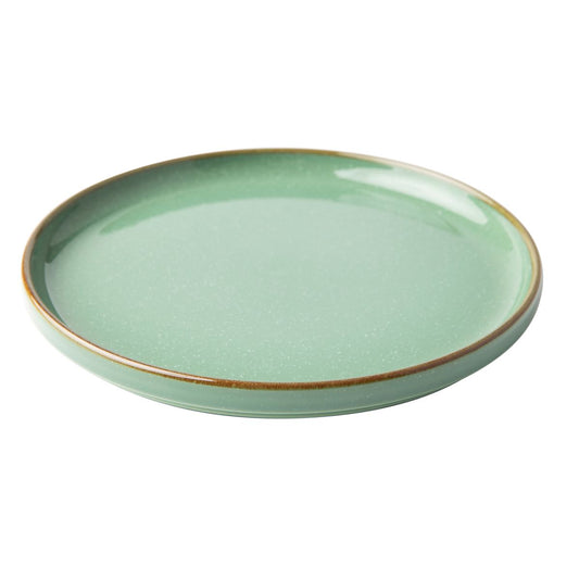 Omada Flat Stackable Green Side Plate Set of 4