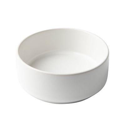 Omada Flat Stackable White Dipping Bowl Set of 4