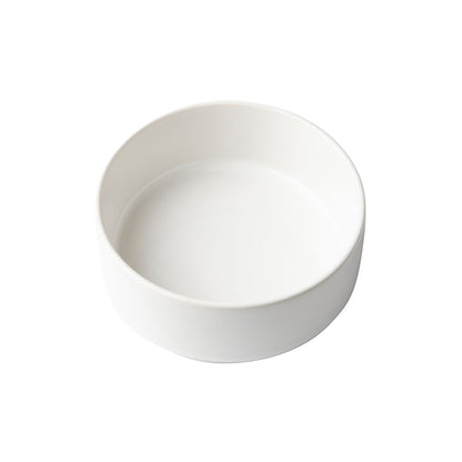 Omada Flat Stackable White Dipping Bowl Set of 4