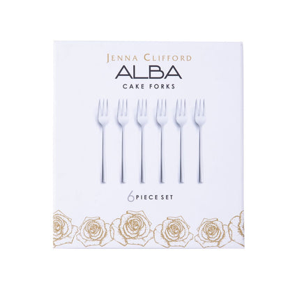 Jenna Clifford Alba 6pce Cake Fork Set
