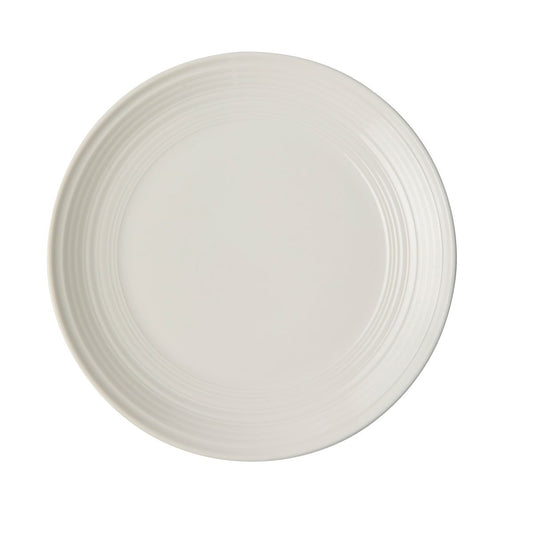 Jenna Clifford Embossed Lines Cream White Side Plate Set of 4