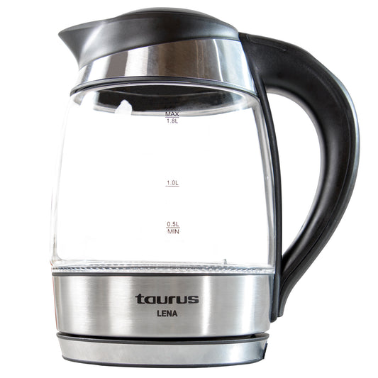 Taurus Kettle Digital 360 Degree Cordless Glass Black 1.8L 2200W "Lena"